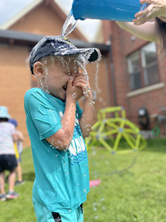 Cooling off at Summer Camp!